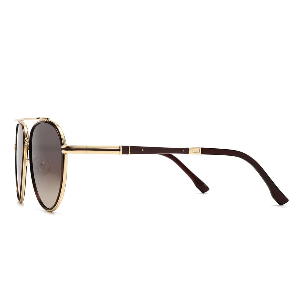 Dollger Thin aviator tinted sunglasses