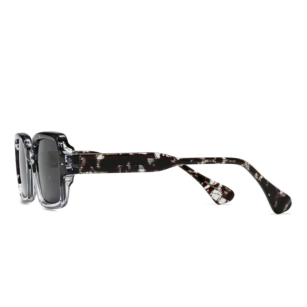 Dollger Square 90s Retro Clear Sunglasses