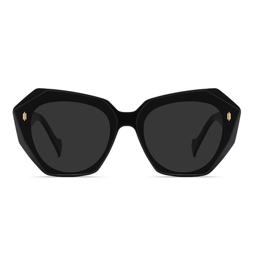 Retro Tinted Polygonal Cat Eye Sunglasses