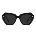 Retro Tinted Polygonal Cat Eye Sunglasses