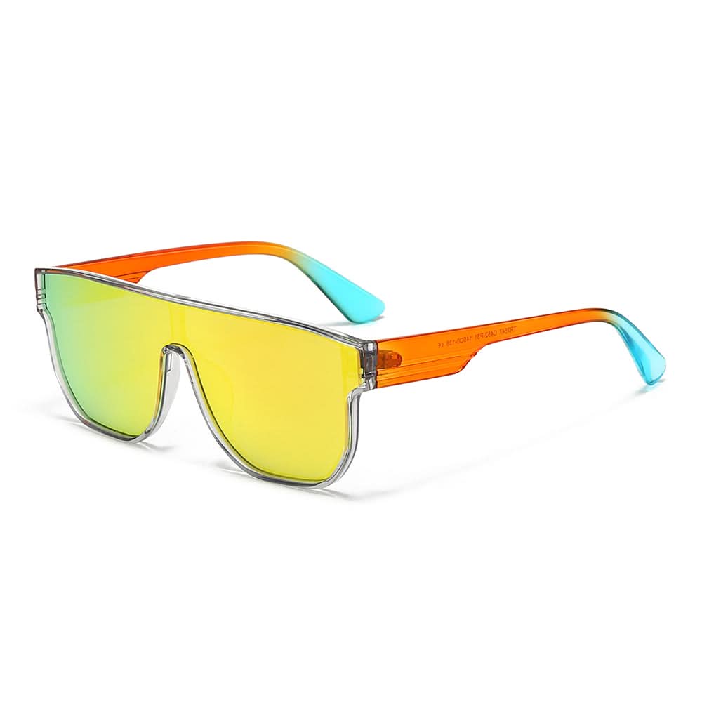 Dollger aviator sunglasses with glossy lenses