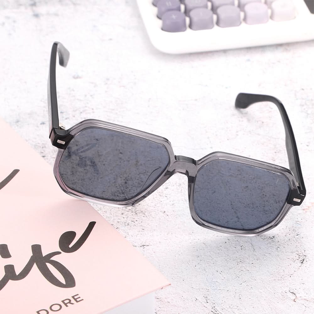 Dollger Hipster Square Full-Rim Sunglasses