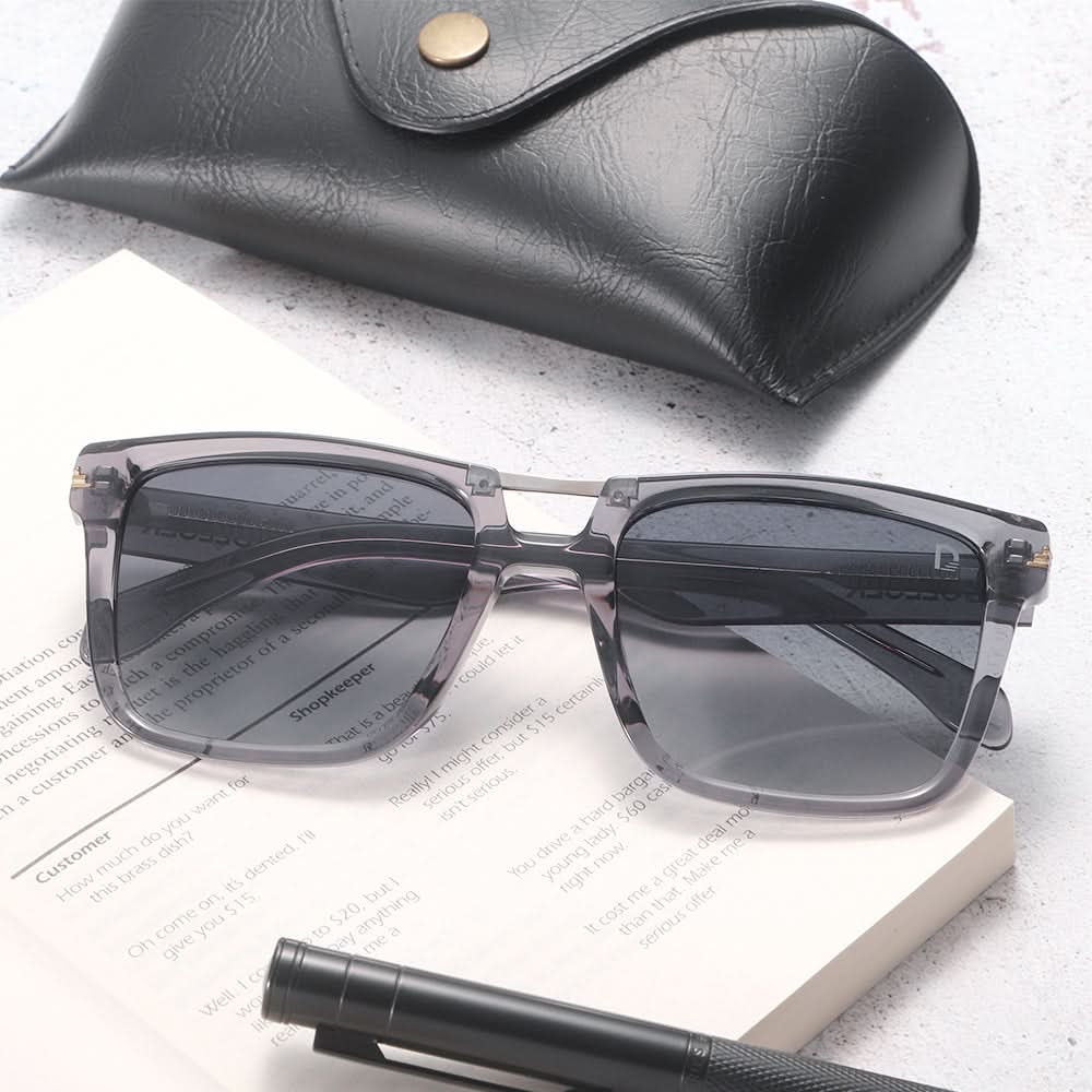 Dollger Square Aviator Tinted Sunglasses
