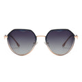 Dollger Gradient Lens  Round Sunglasses