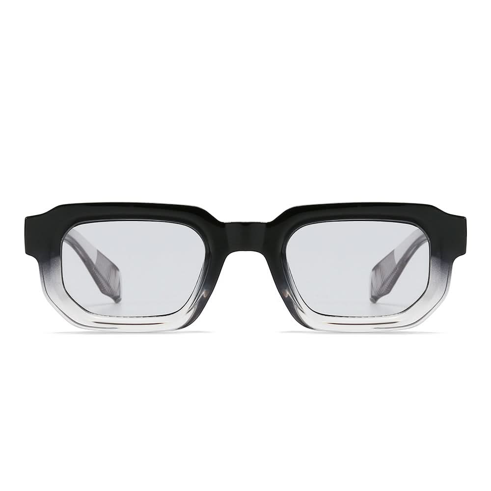 Dollger Acetate Rectangle Full-Rim Tinted Sunglasses