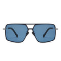 Dollger Titanium Frame Square Aviator Sunglasses