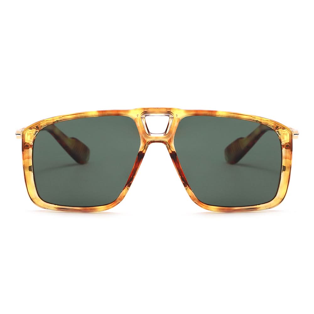 Dollger Vintage Bridge Square Tinted Sunglasses