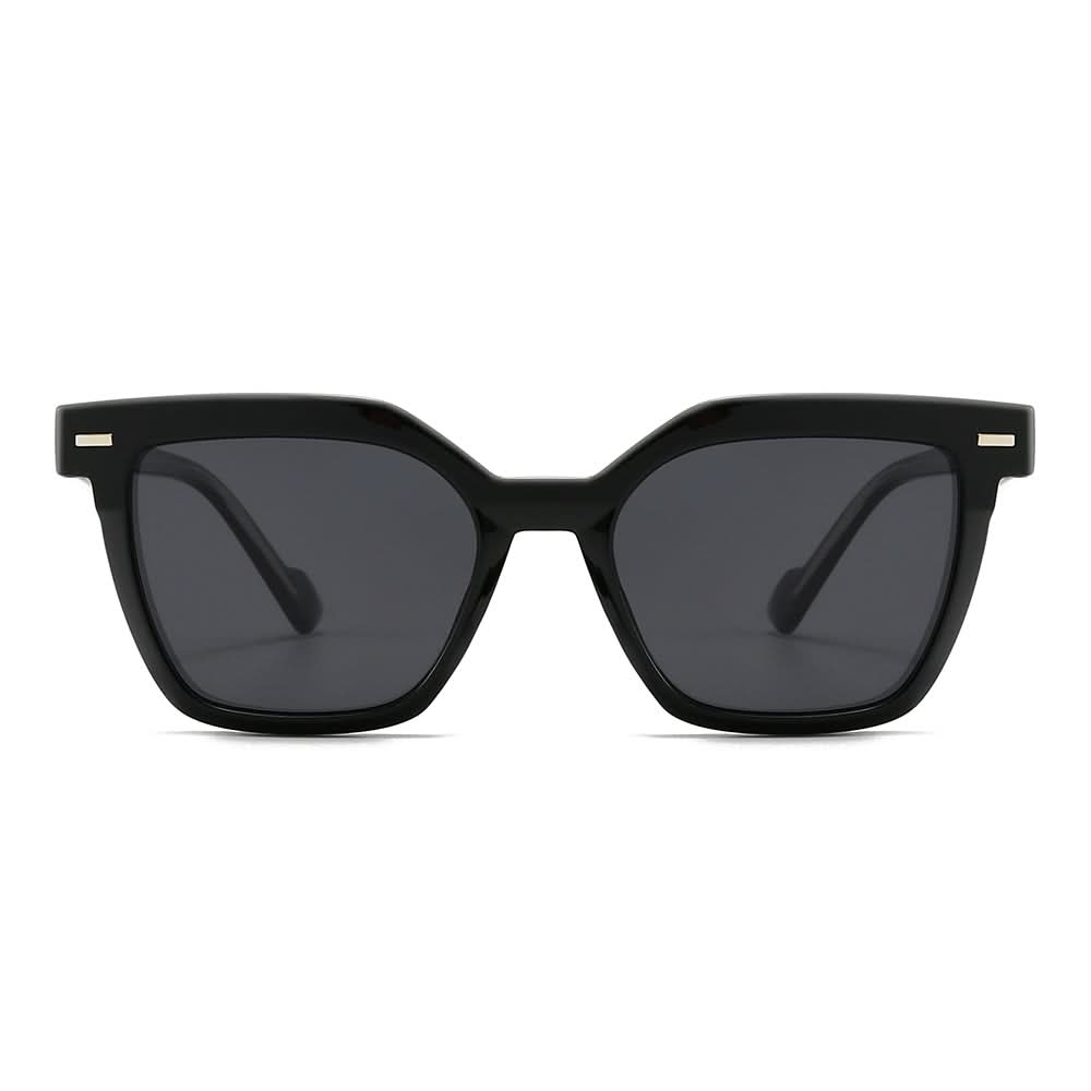 Dollger Wide Thick Square Tinted Sunglasses