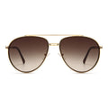 Dollger Thin aviator tinted sunglasses