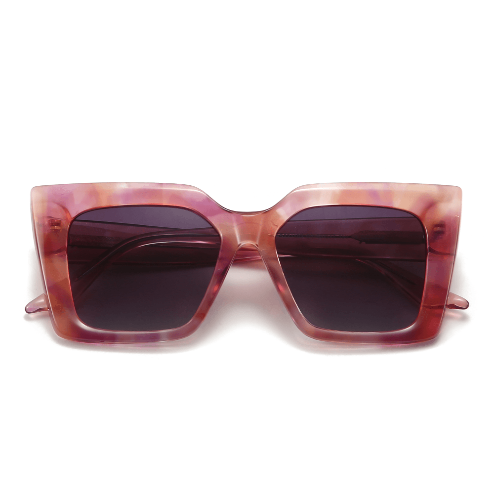 Dollger Elegant Classic Oversized Square Cat Eye Sunglasses