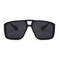 Dollger Vintage Bridge Square Tinted Sunglasses