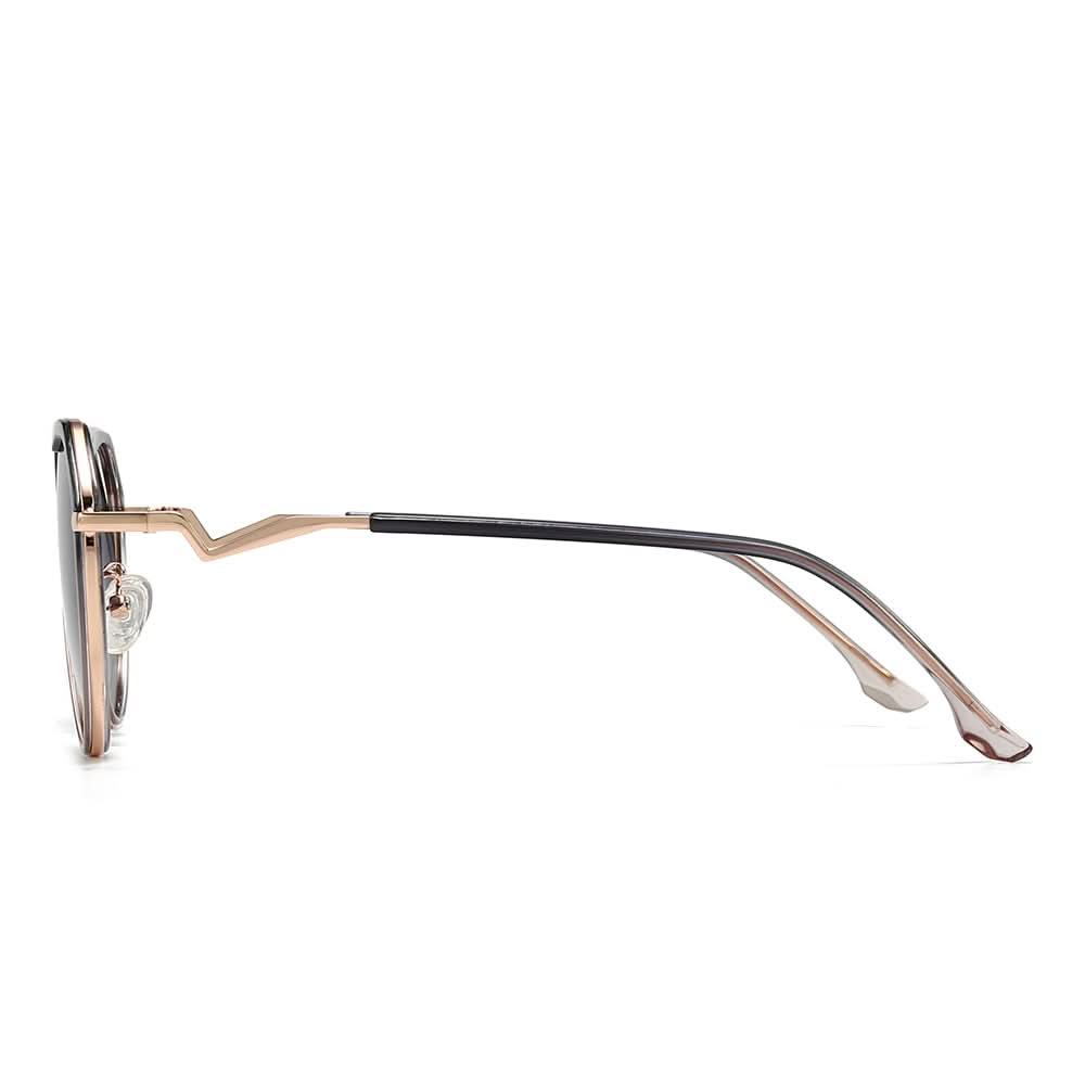 Dollger Gradient Lens  Round Sunglasses