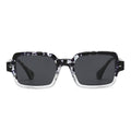 Dollger Square 90s Retro Clear Sunglasses