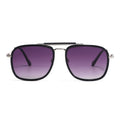 Dollger Square Aviator Black Sunglasses