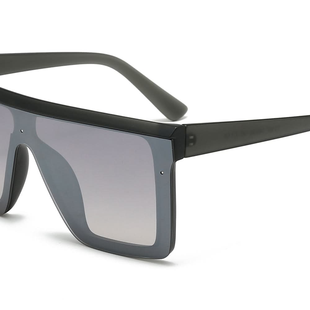 Dollger Black Rectangle Aviator Sunglasses