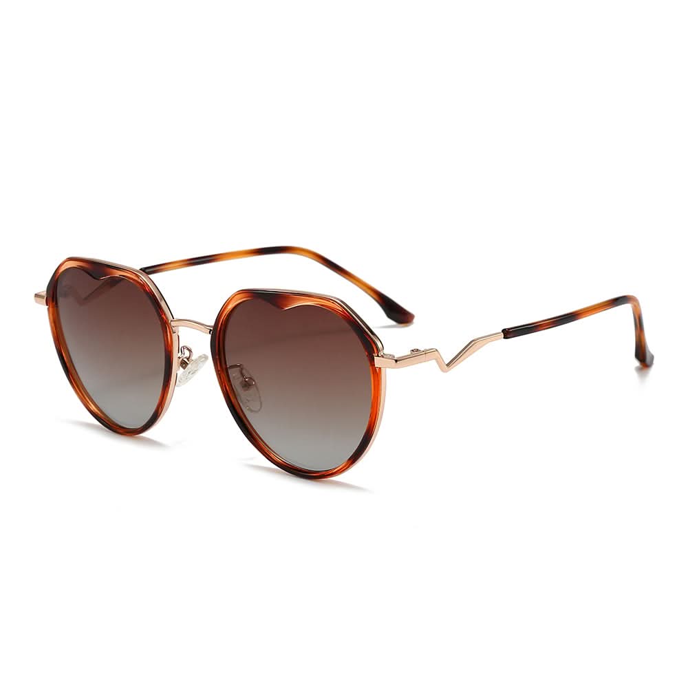 Dollger Gradient Lens  Round Sunglasses