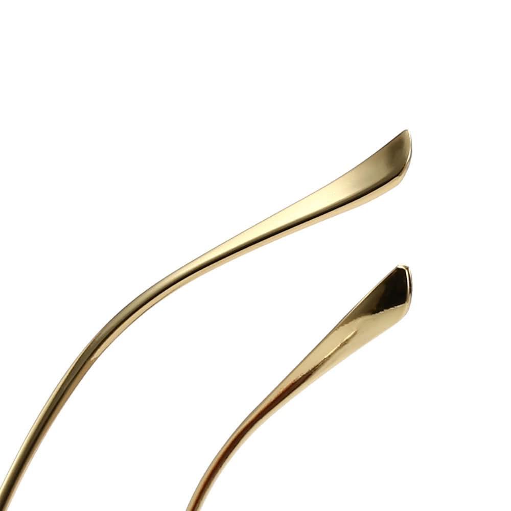 Dollger Oversized Square Aviator Tinted Sunglasses