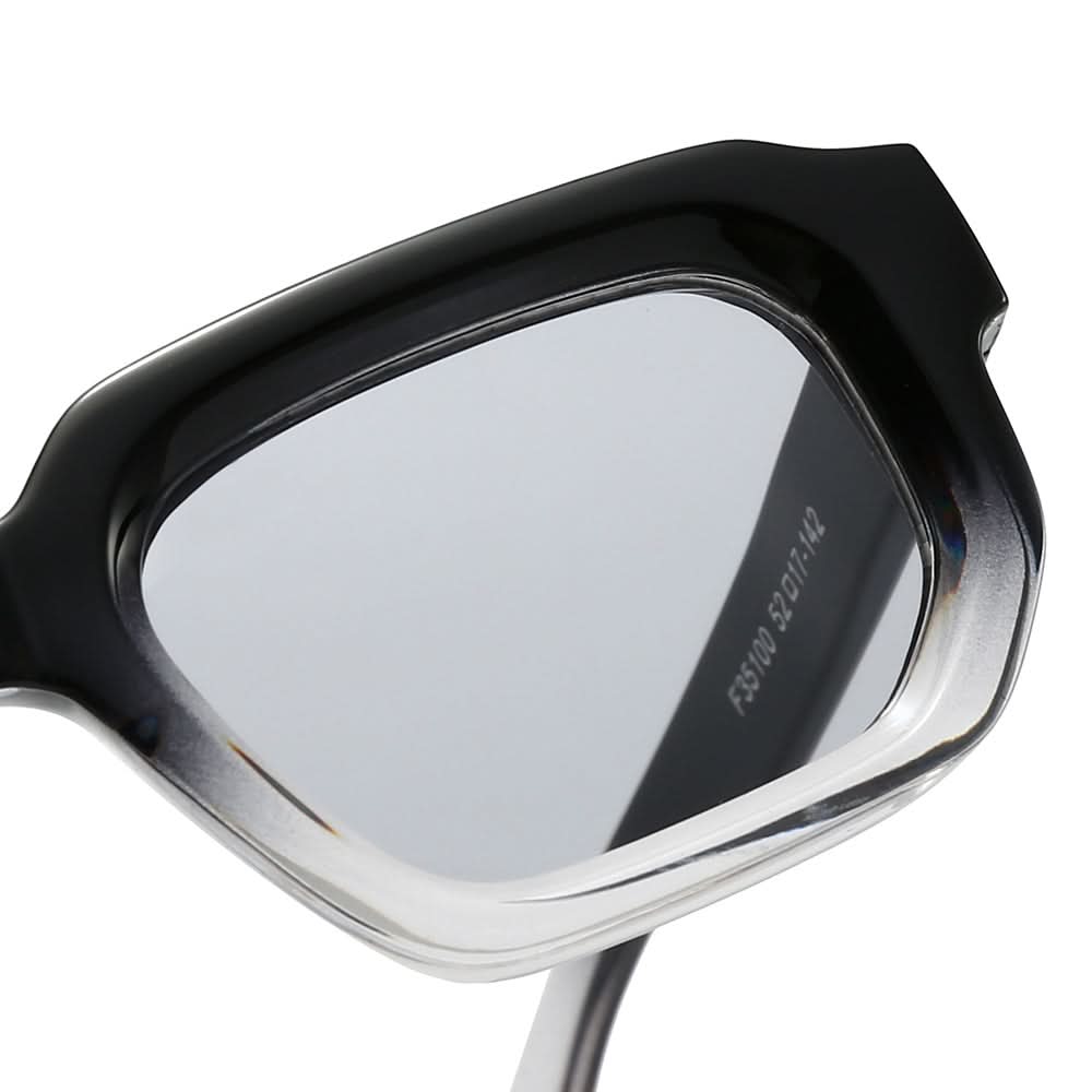 Dollger Acetate Rectangle Full-Rim Tinted Sunglasses