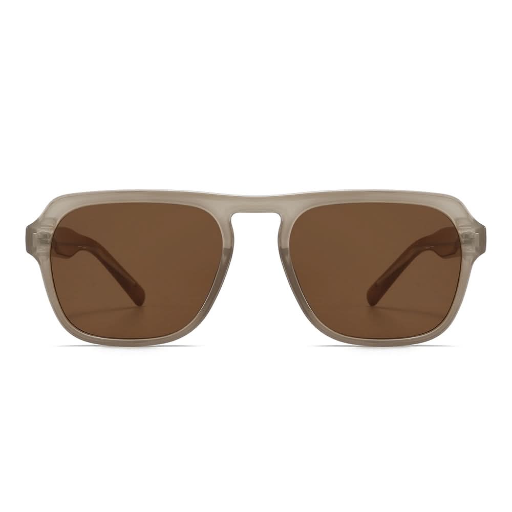 Dollger Acetate Aviator Tinted Sunglasses