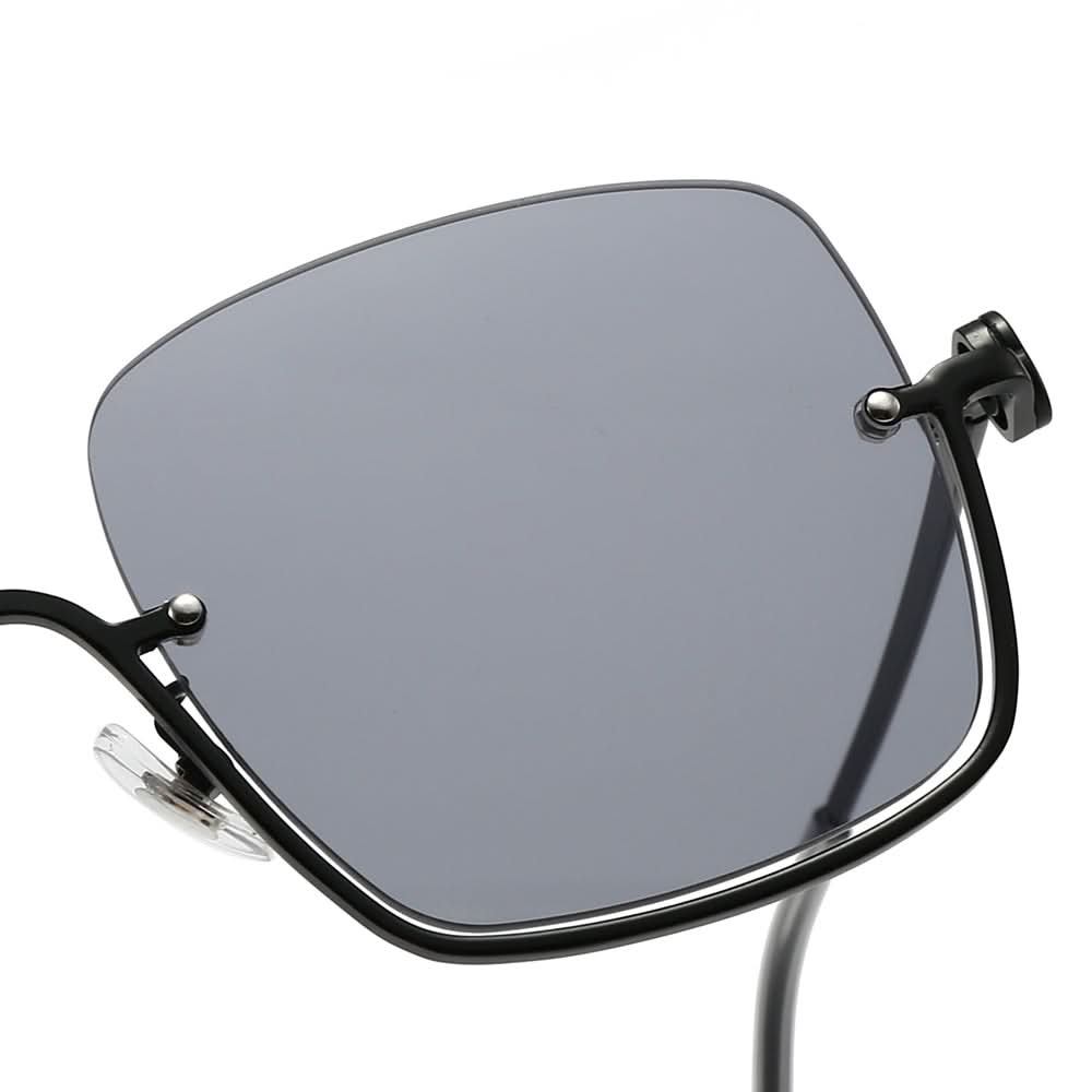 Dollger Square Semi-Rimless Tinted Sunglasses