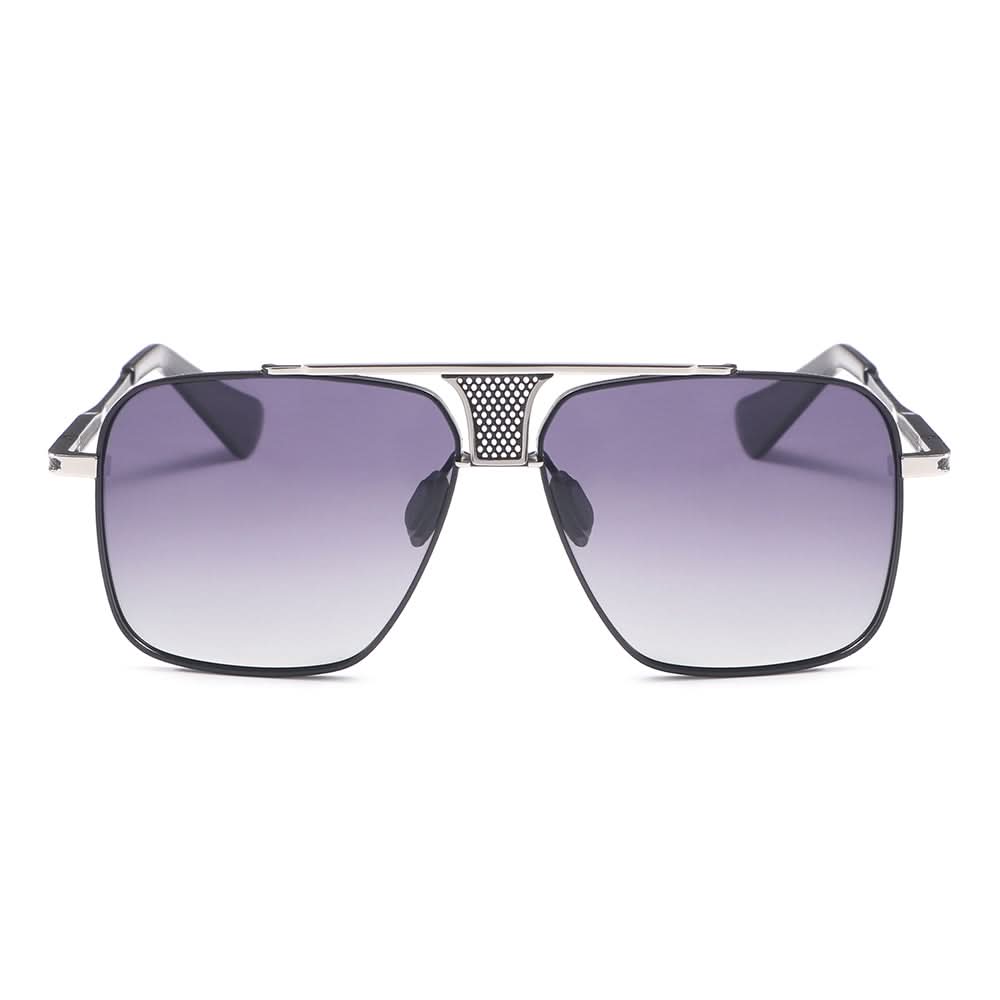 Dollger Square Aviator Metal Sunglasses