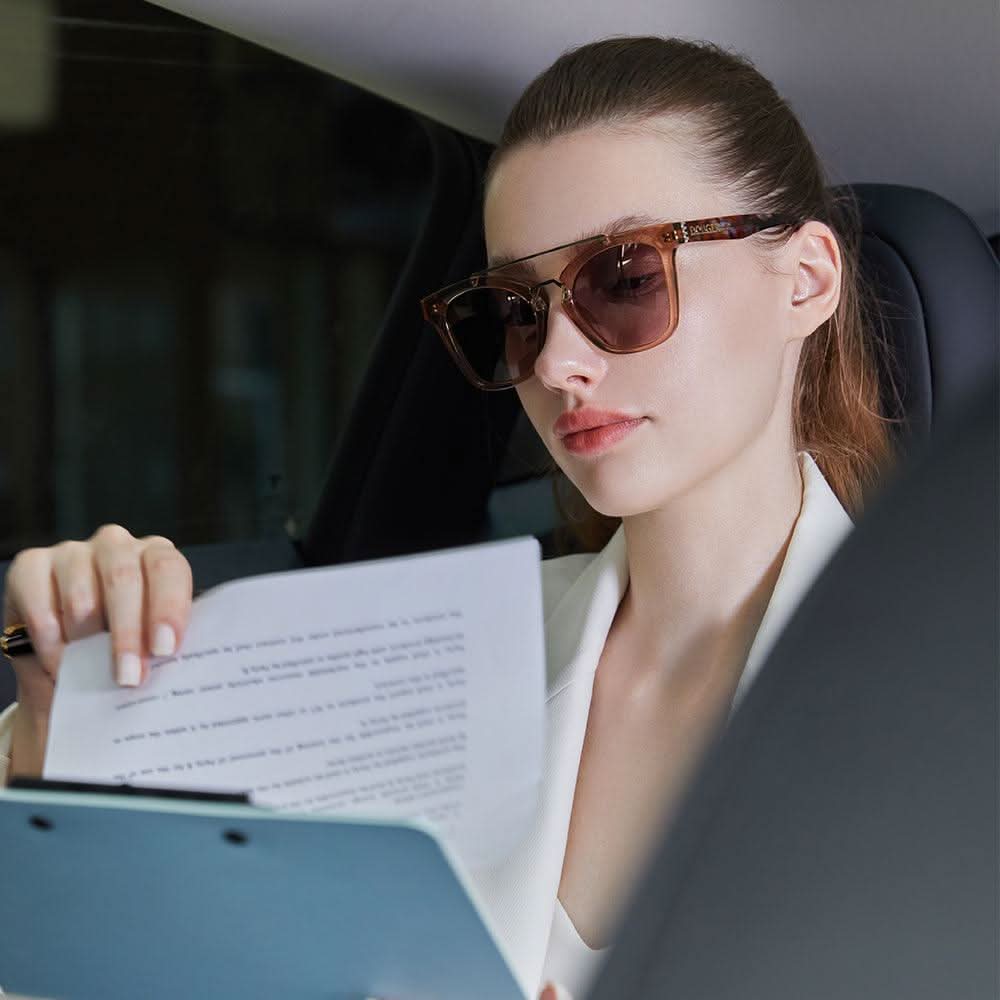 Dollger Trendy Square Polarized Vintage Sunglasses