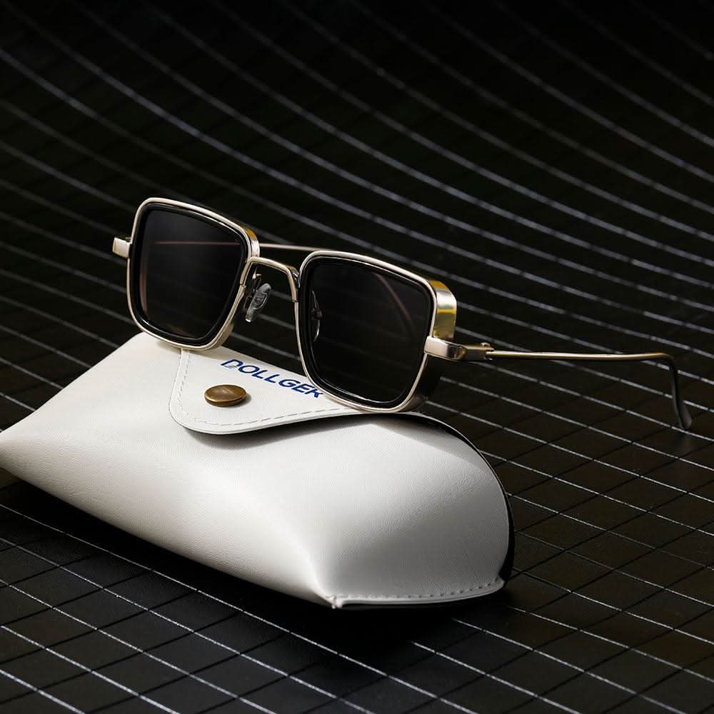 Dollger Metal Square Frame Sunglasses